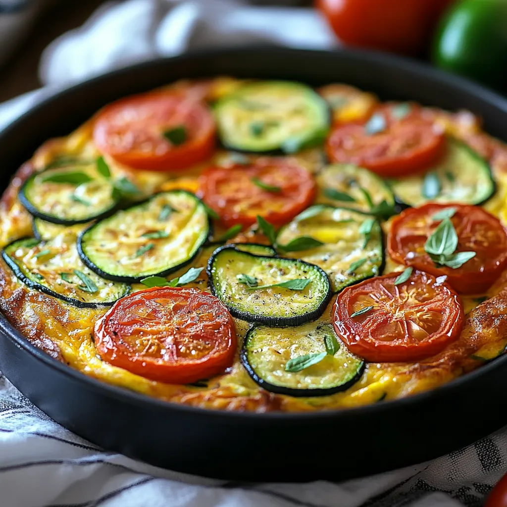 Delicious Zucchini Tomato Frittata Recipe: Easy & Flavorful Breakfast