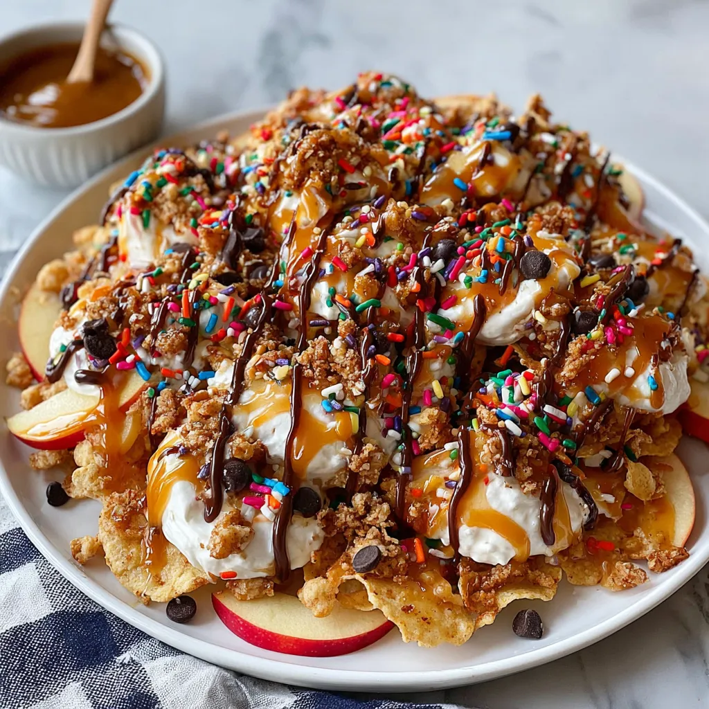 Caramel Apple Nachos: Dessert Game-Changer Recipe!
