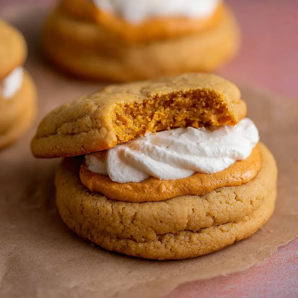 Crumbl Pumpkin Pie Cookie: close-up of frosting and pie crust topping.