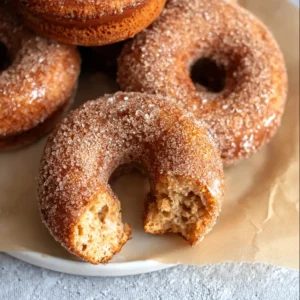 Baked apple cider donuts. Fall treat.