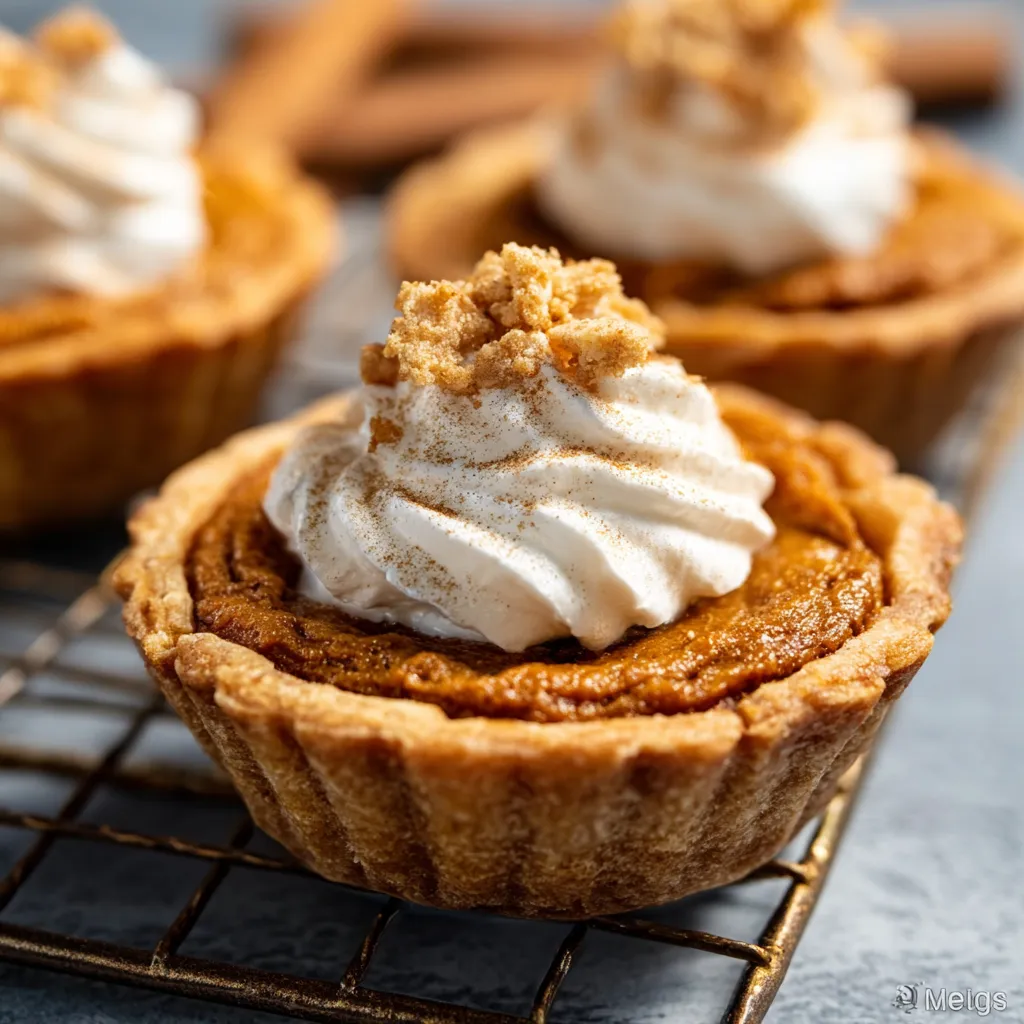 Mini Pumpkin Pies: Tiny Treats, HUGE Fall Flavor!