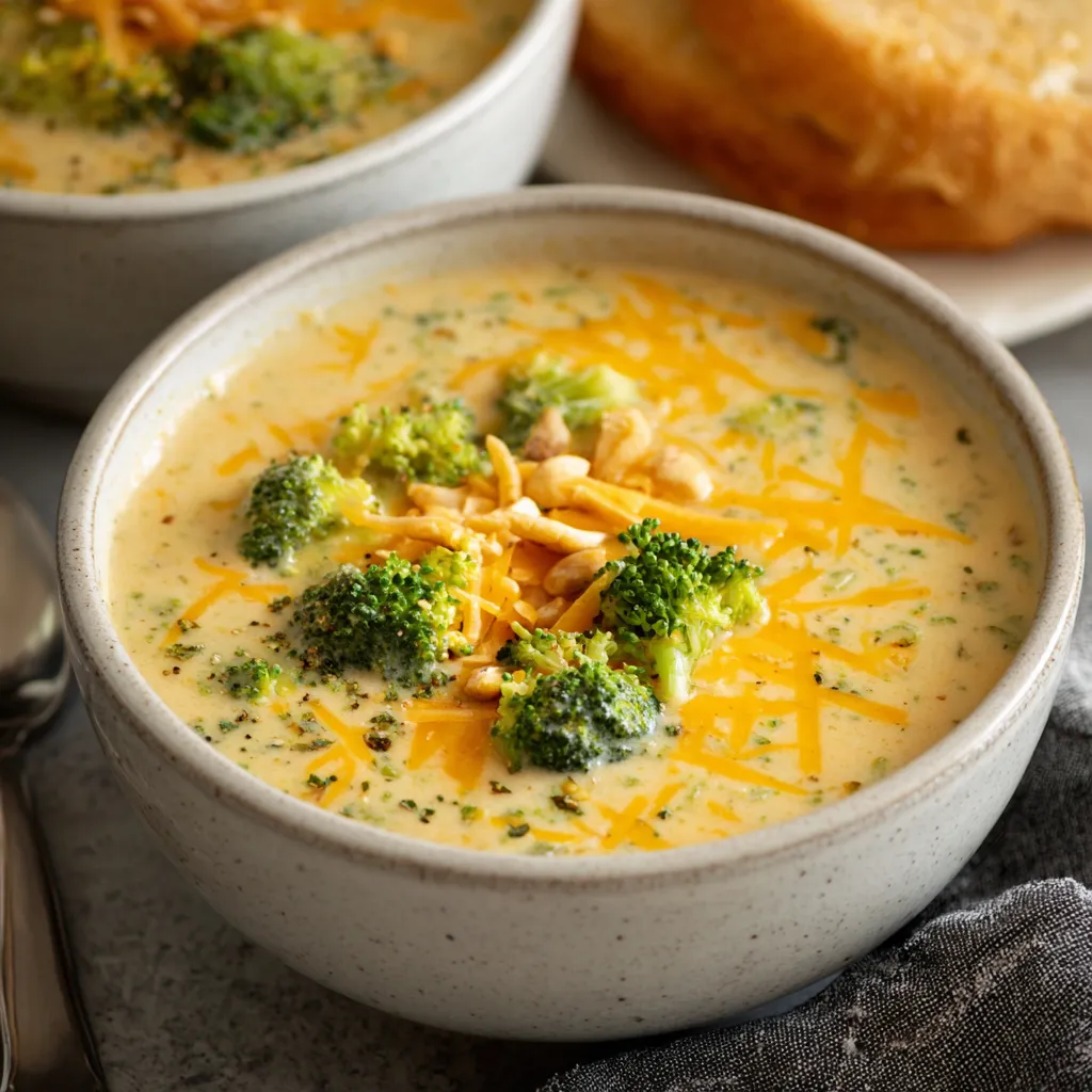 BEST BROCCOLI CHEESE SOUP EVER