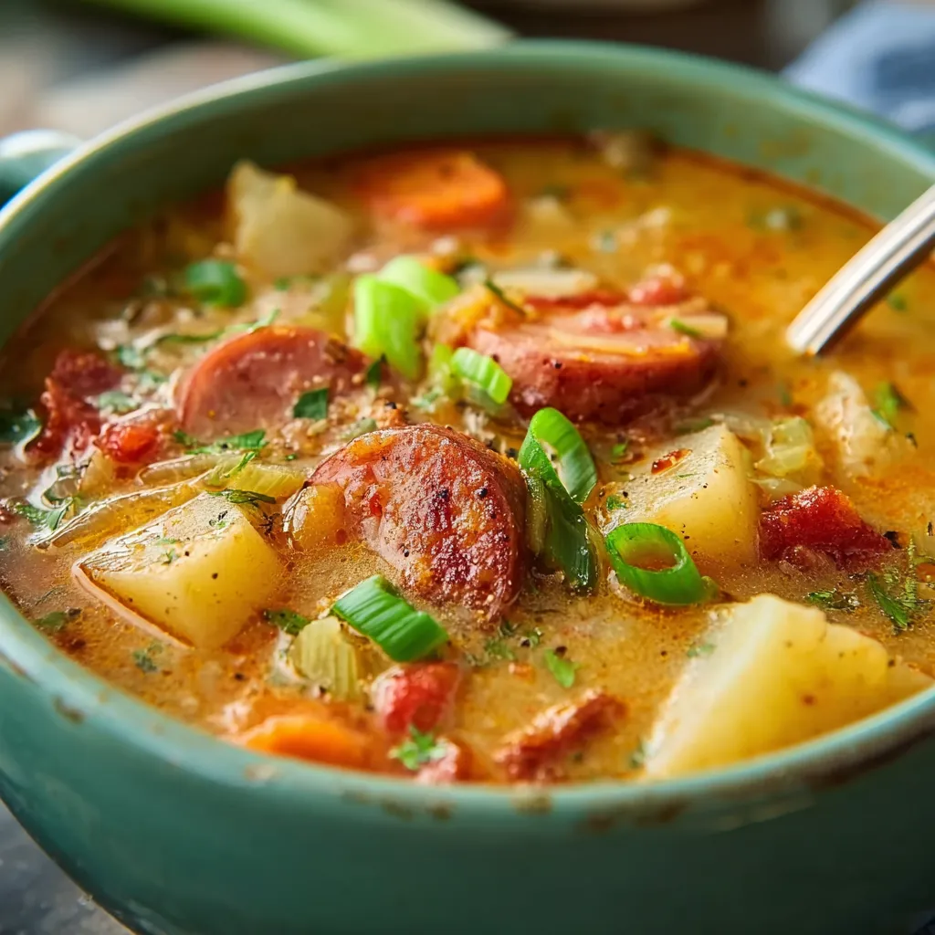 CREAMY CAJUN POTATO SOUP