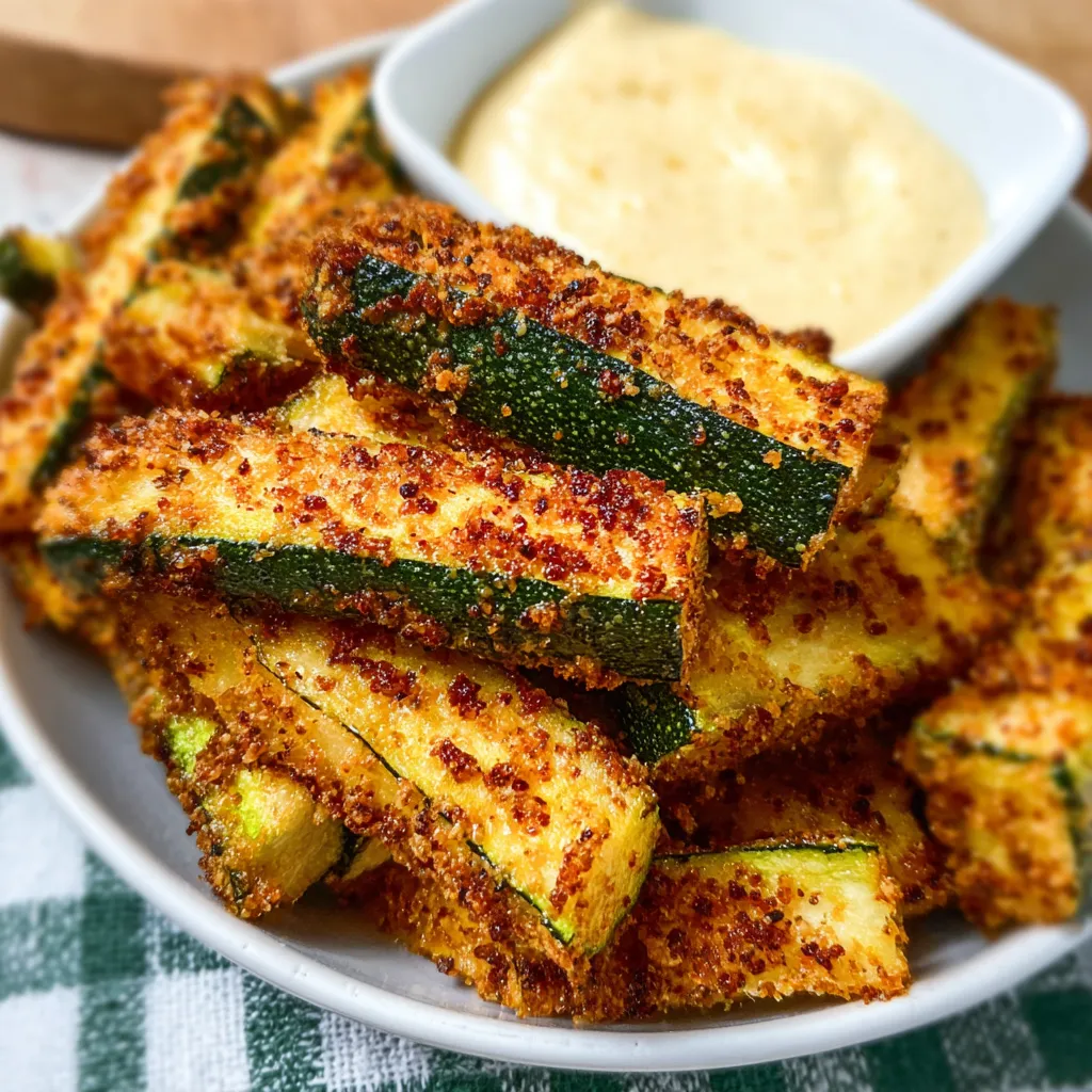 CRISPY AIR FRYER ZUCCHINI