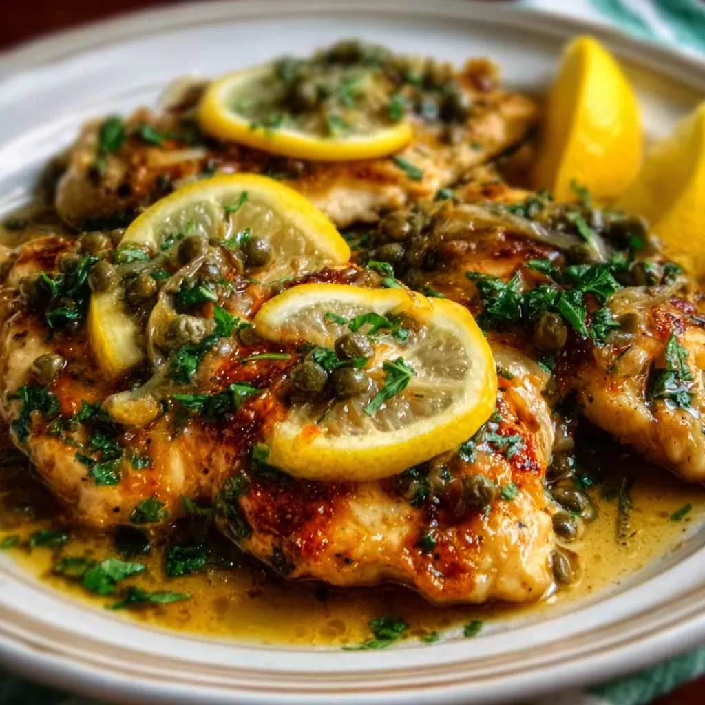 CROCK POT CHICKEN PICCATA!
