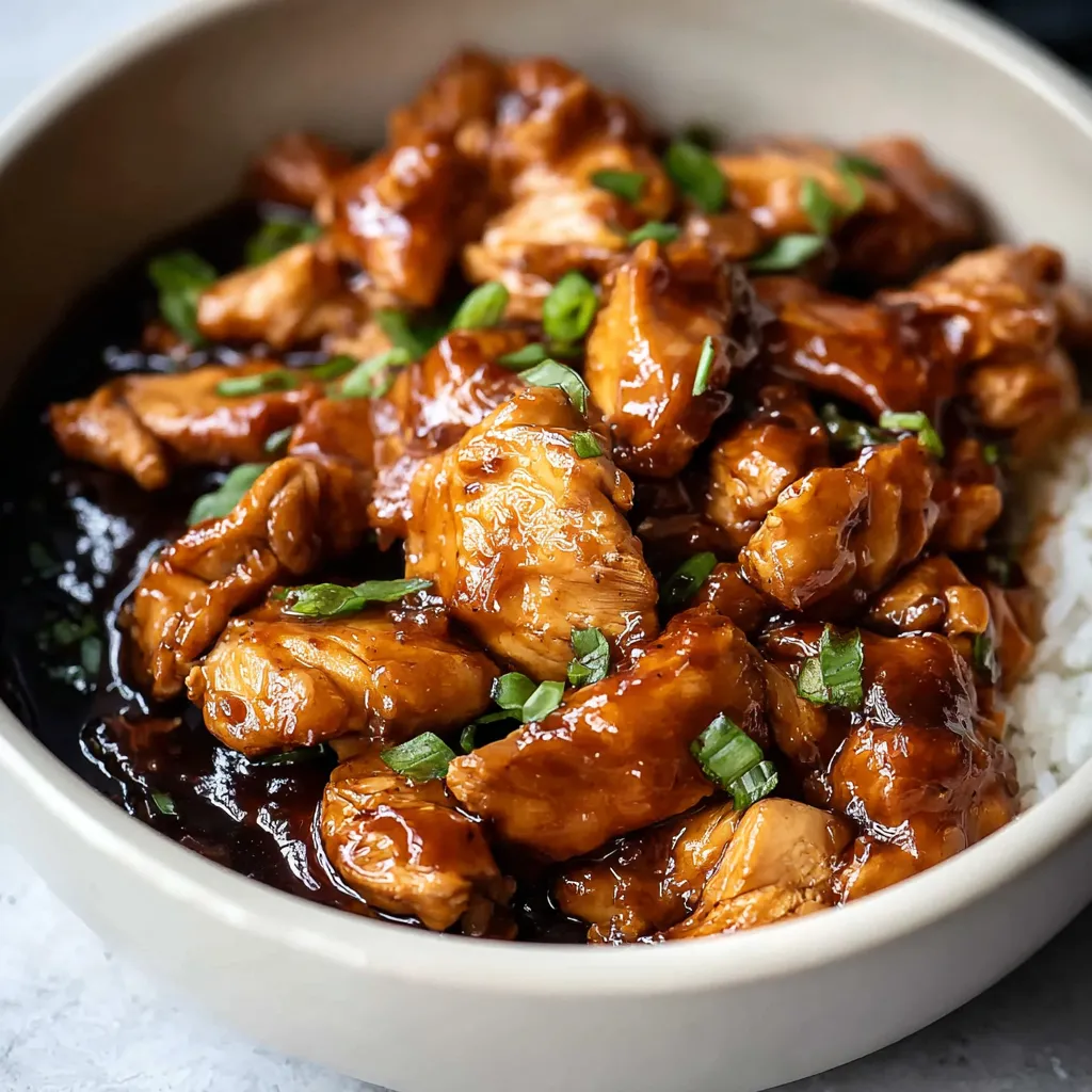CROCKPOT BOURBON CHICKEN PERFECTION