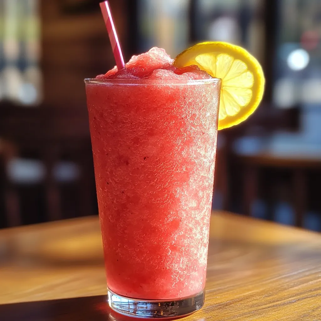 PERFECT RASPBERRY LEMONADE SLUSHIE