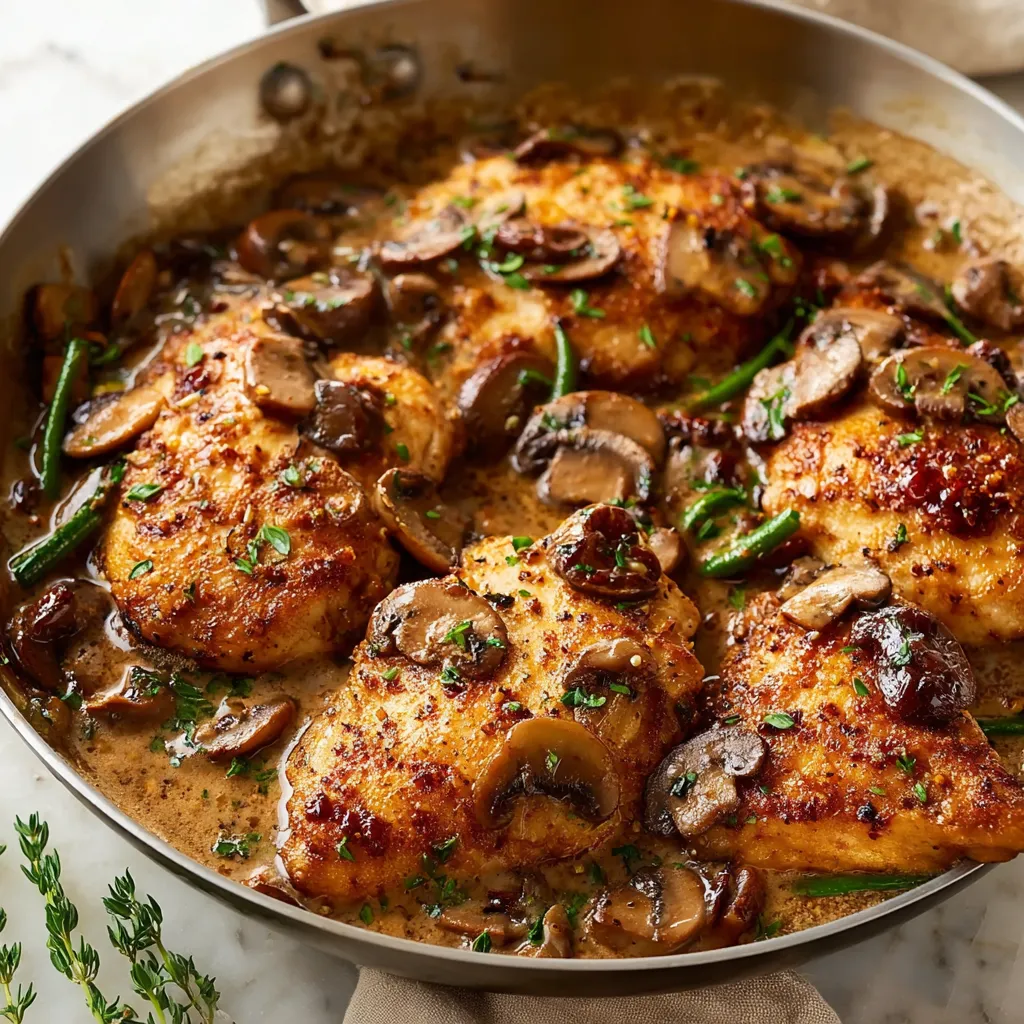 ULTIMATE CREAMY MUSHROOM CHICKEN