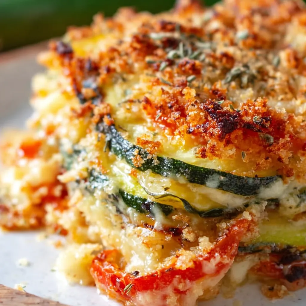 ULTIMATE ZUCCHINI CASSEROLE LAYERS