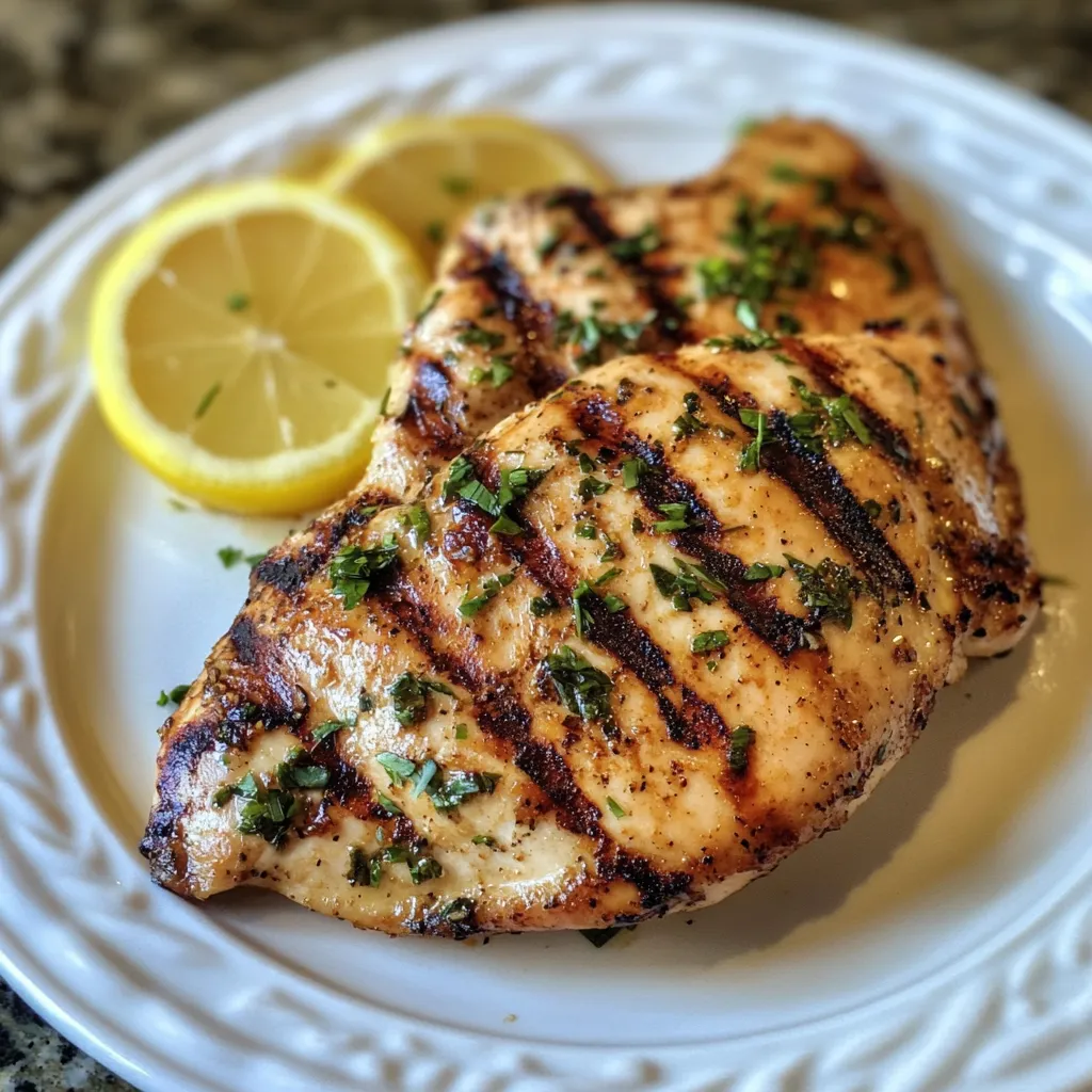 Chipotle Ranch Grilled Chicken close-up. Delicious, smoky, and ready to eat!