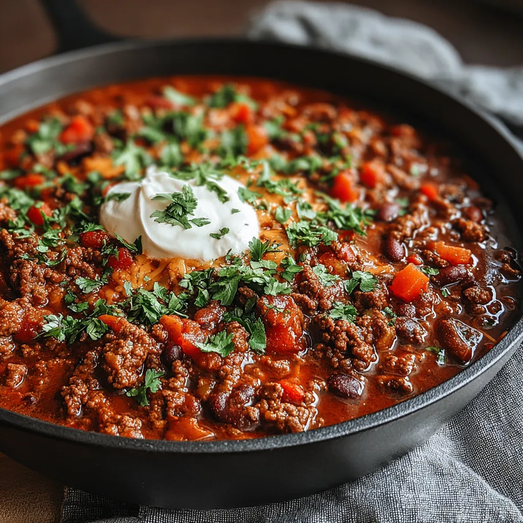 BEST EVER STOVETOP CHILI