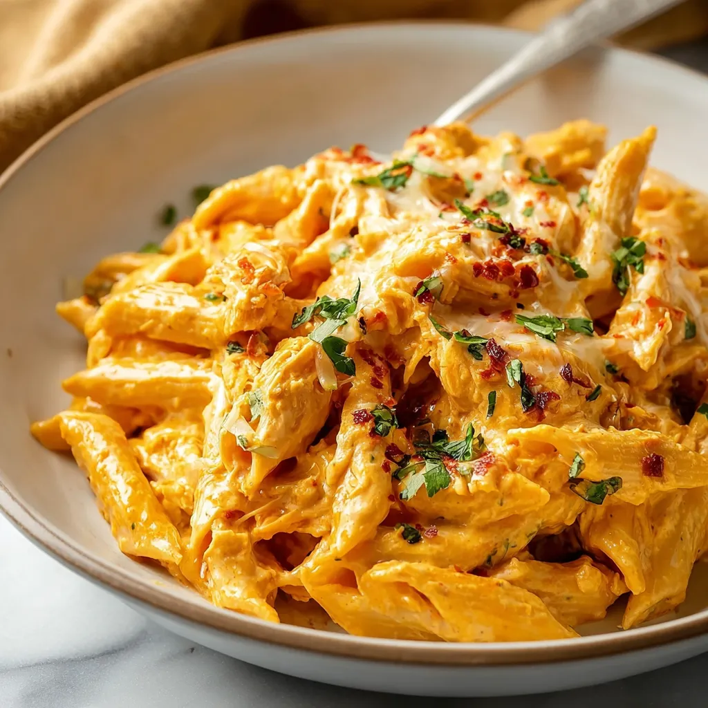 BUFFALO CHICKEN PASTA PERFECTION