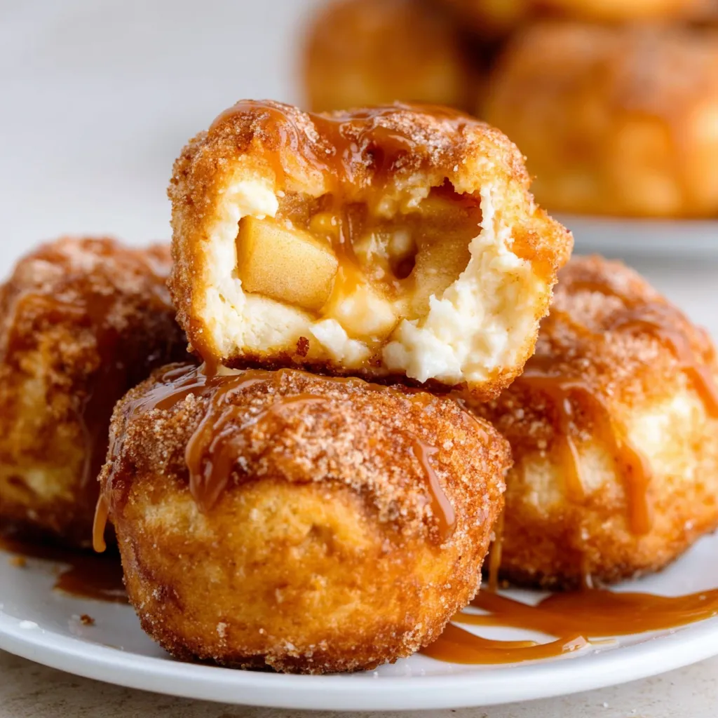 CARAMEL APPLE PIE BOMBS
