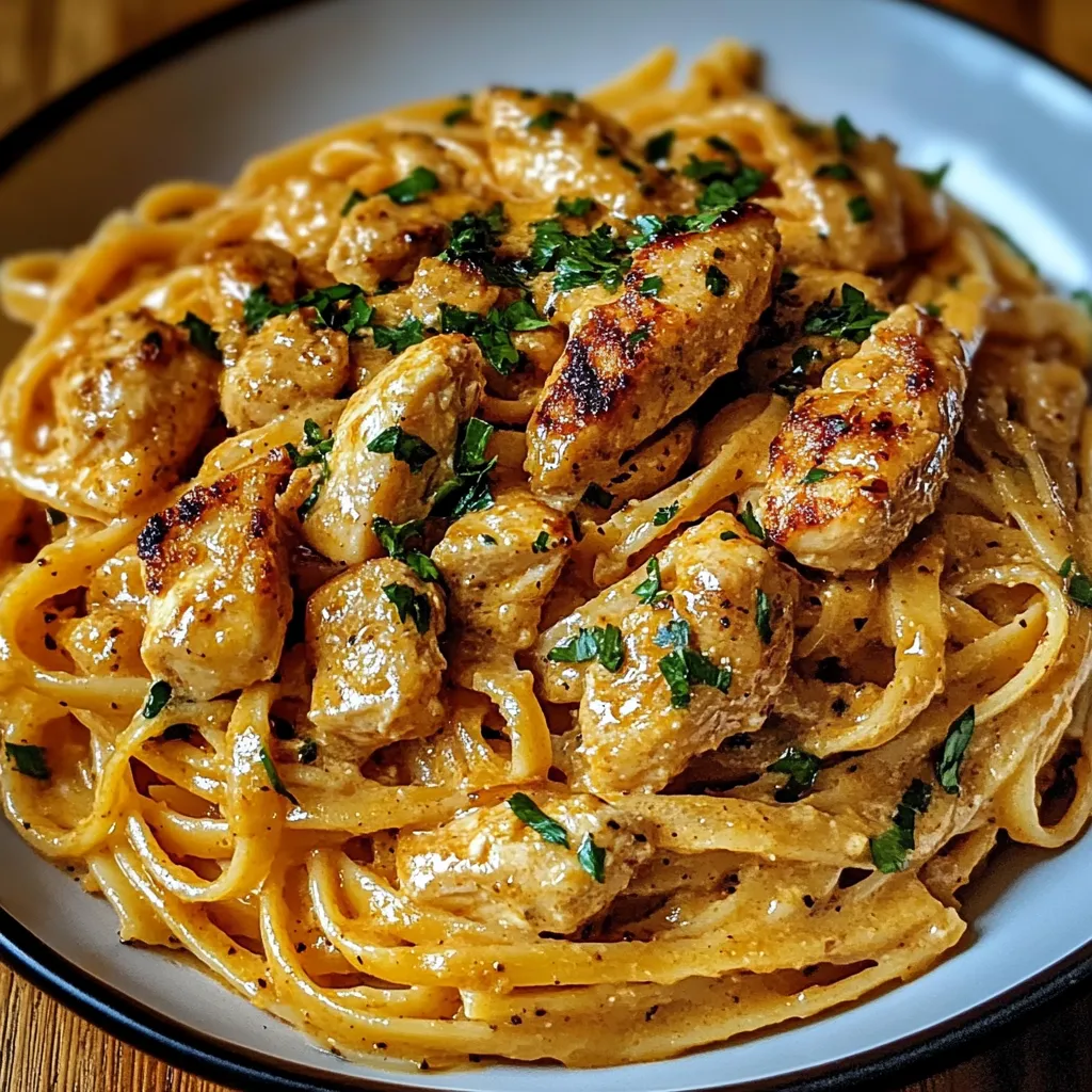 COWBOY BUTTER CHICKEN LINGUINE