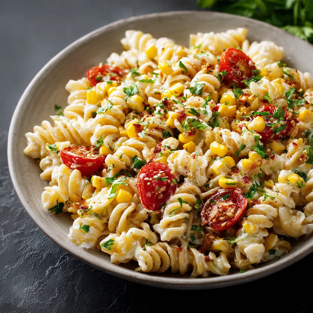 CRAZY GOOD CORN PASTA
