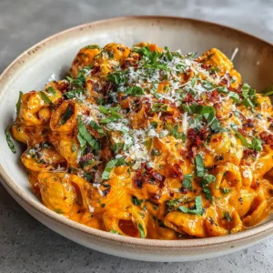 Creamy garlic tomato pasta. Delicious and easy recipe!