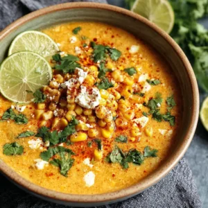 Mexican Street Corn Soup Crockpot Recipe Featured Image