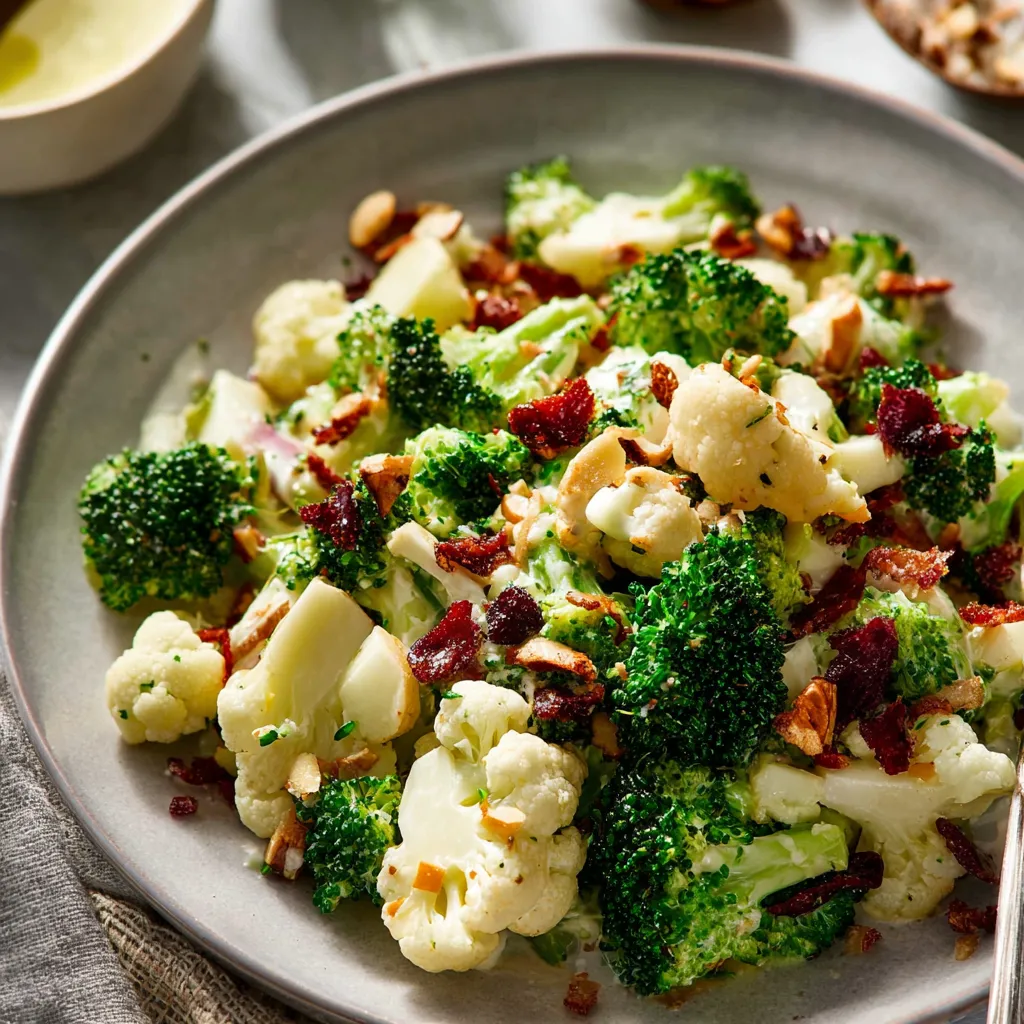 CRUNCHY APPLE BROCCOLI SALAD