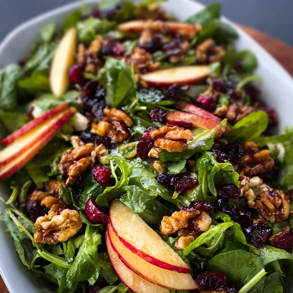 CRUNCHY APPLE CRANBERRY SALAD