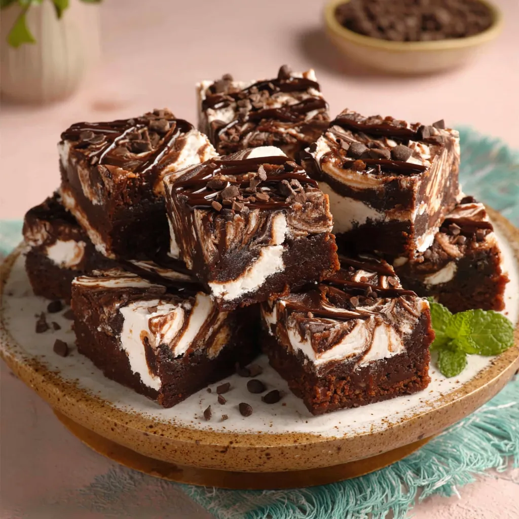 EASIEST MARSHMALLOW SWIRL FUDGE