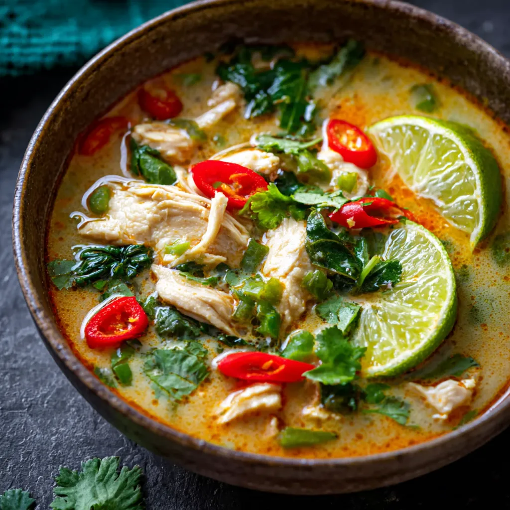 EASIEST THAI CHICKEN SOUP