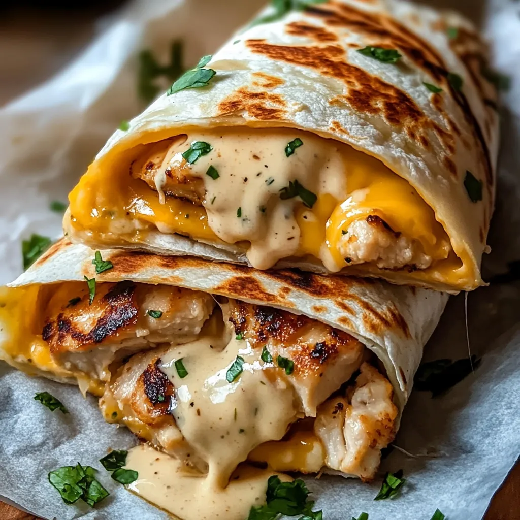 GARLIC CHICKEN CHEESE BOMBS