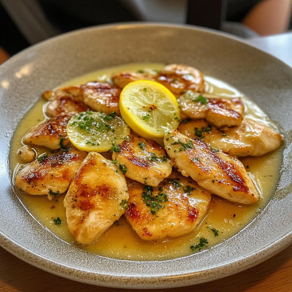 LEMONY CHICKEN PICCATA PERFECTION