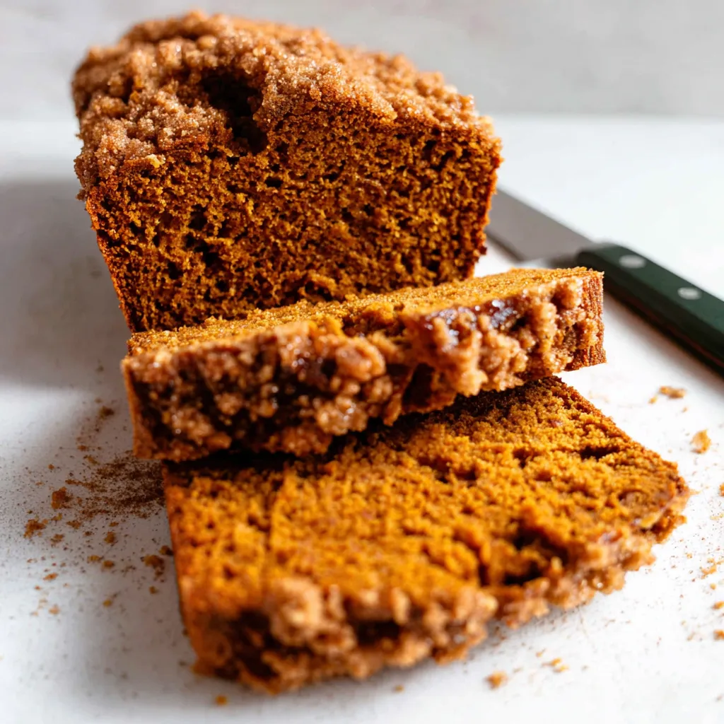 PERFECT PUMPKIN STREUSEL BREAD