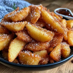 Southern Fried Apples: Close-up of sweet, caramelized apples.