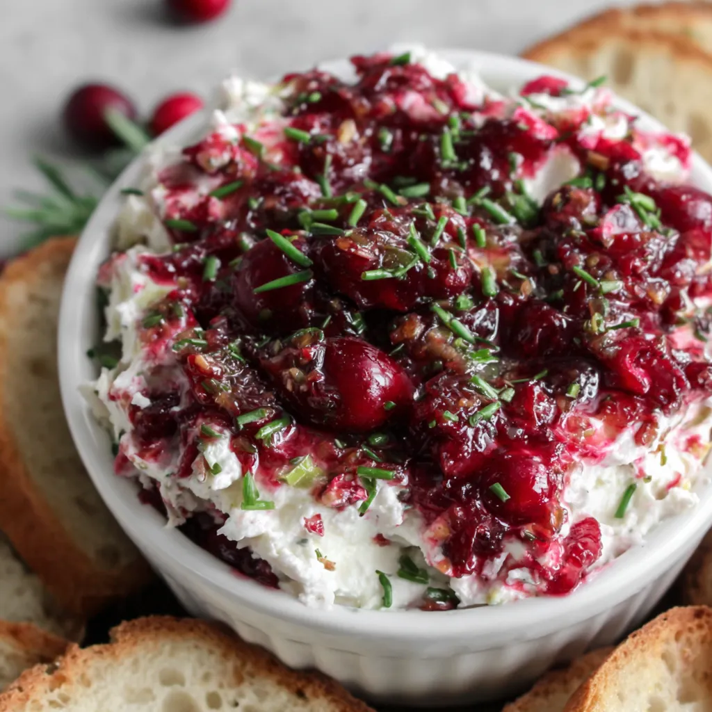 Christmas Cranberry Jalapeno Dip so good is pictured up close to highlight its vibrant colors and tempting texture, enticing viewers to try this festive appetizer recipe.