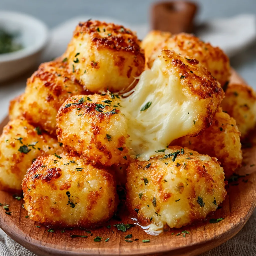 Easy cheesy parmesan mozzarella bites are pictured as a delicious appetizer or snack option.