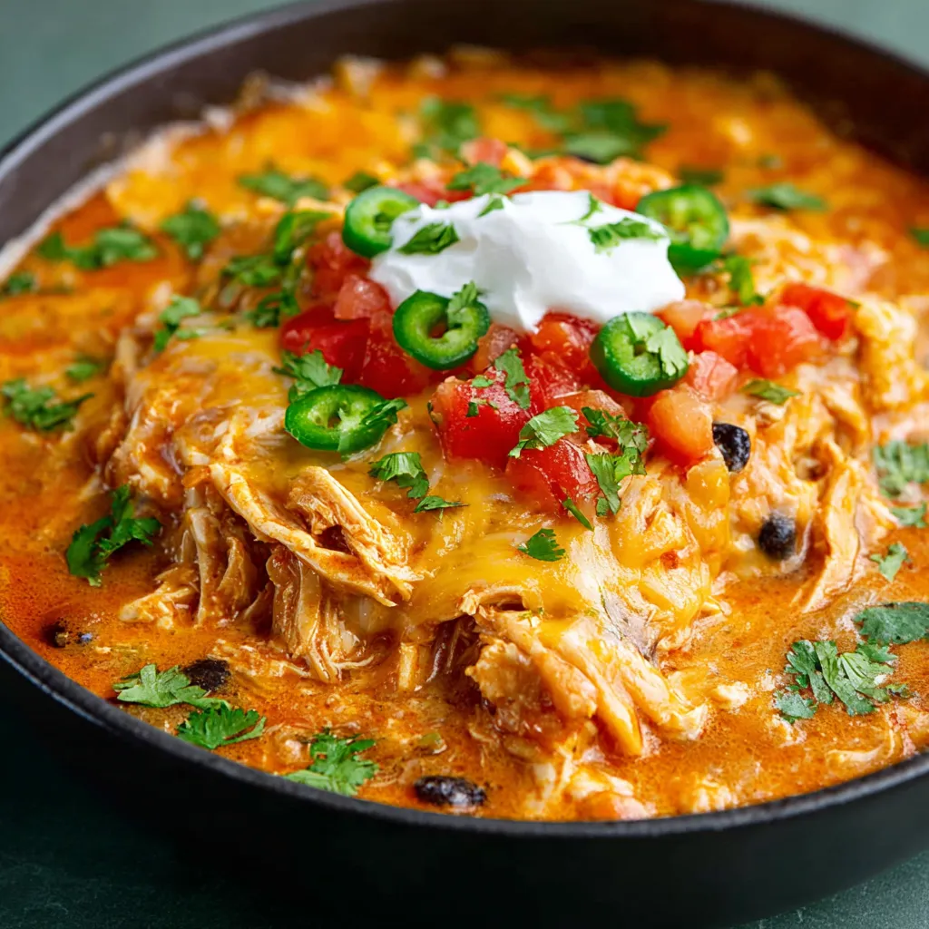 Alt text for second content image about Creamy Chicken Enchilada Crock Pot Meal