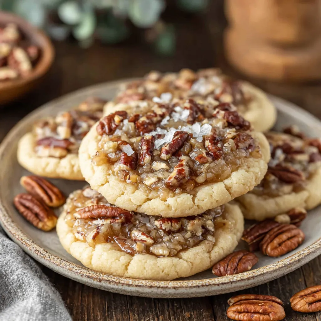 These delicious pecan pie cookies, featured in our easy recipe, showcase the perfect blend of nutty and sweet flavors.