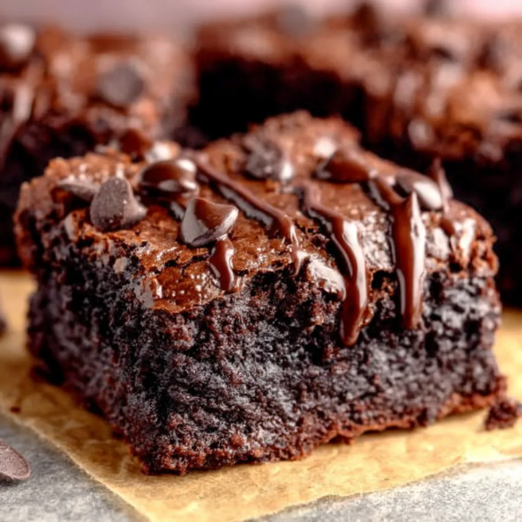 Fudgy protein brownies offer a guilt-free indulgence as showcased in this delicious second image of the recipe.