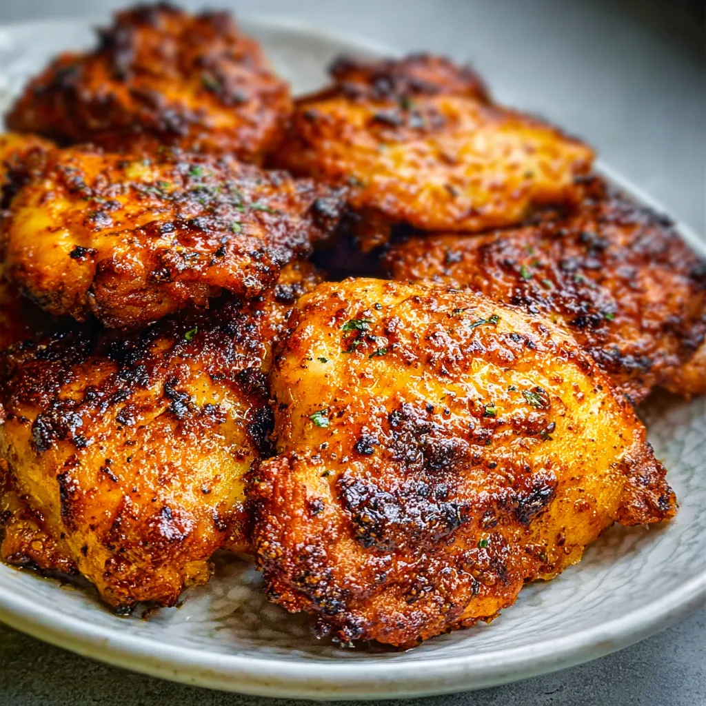 Juicy air fryer boneless skinless chicken thighs are shown as a second content image in this article.