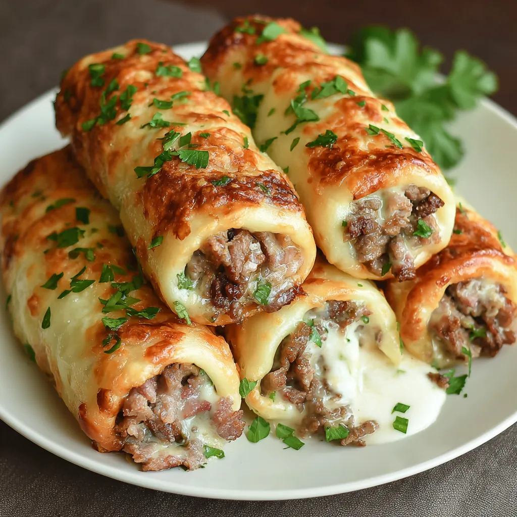 Irresistible Keto Philly Cheesesteak Rolls are cheesy, flavorful, and perfect for a low-carb meal.