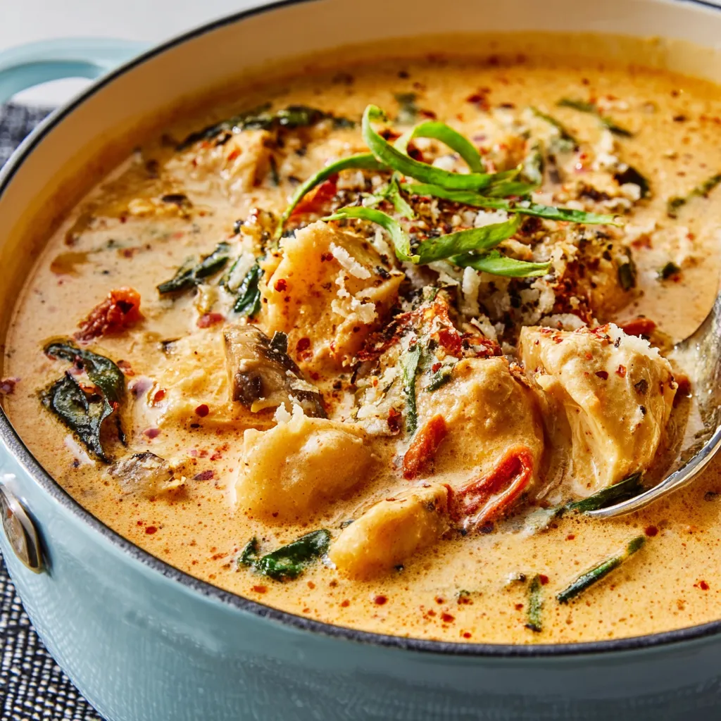 Alt text for second content image about Creamy Marry Me Chicken Soup - Irresistible & Comforting