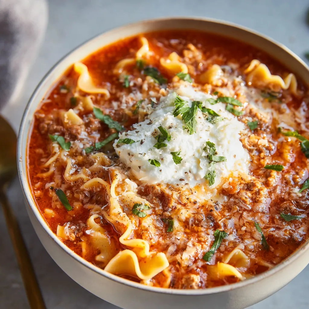 Creamy sausage and potato soup, a dreamy comfort food, is shown in this second image of the recipe.