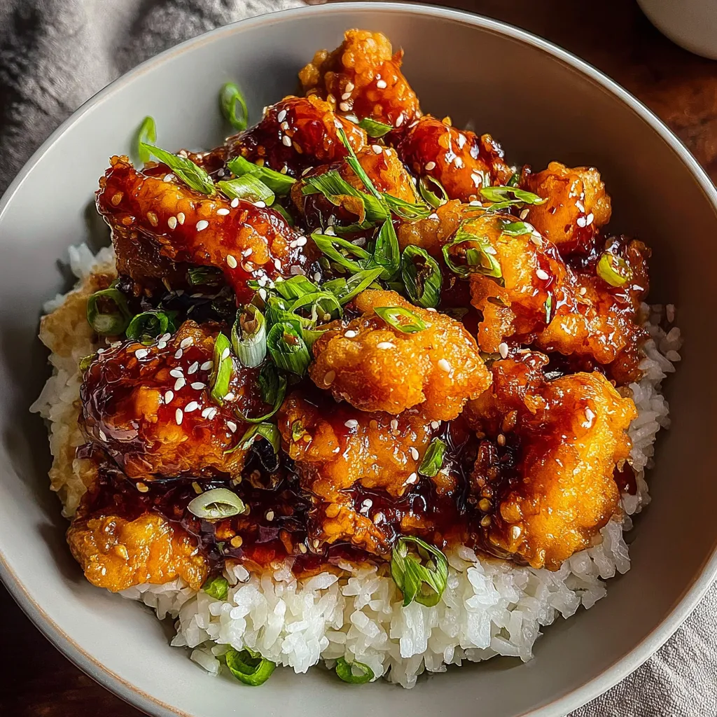 Easy Sweet Chili Chicken recipe image showing the prepared chicken dish ready to be served.