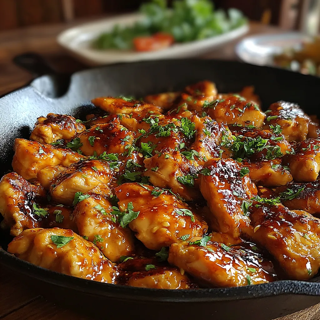 Easy and comforting Texas Roadhouse Butter Chicken Skillet is ready to be enjoyed.