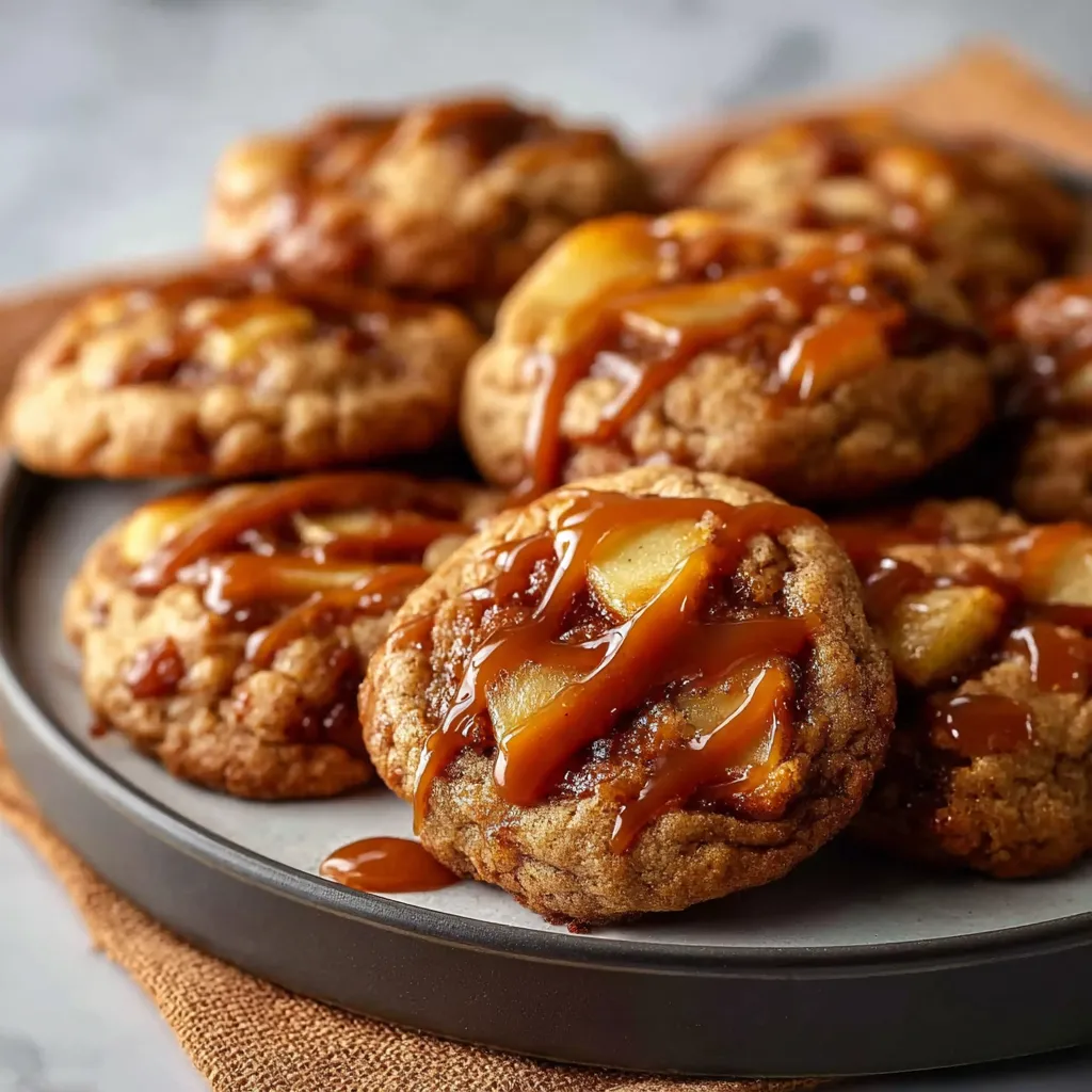 CINNAMON CARAMEL APPLE COOKIES