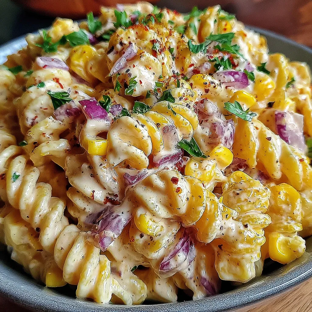 CRAZY GOOD STREET CORN PASTA