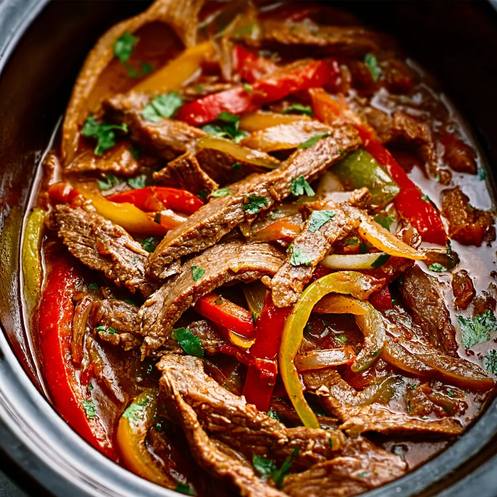 CRAZY TENDER CROCKPOT FAJITAS
