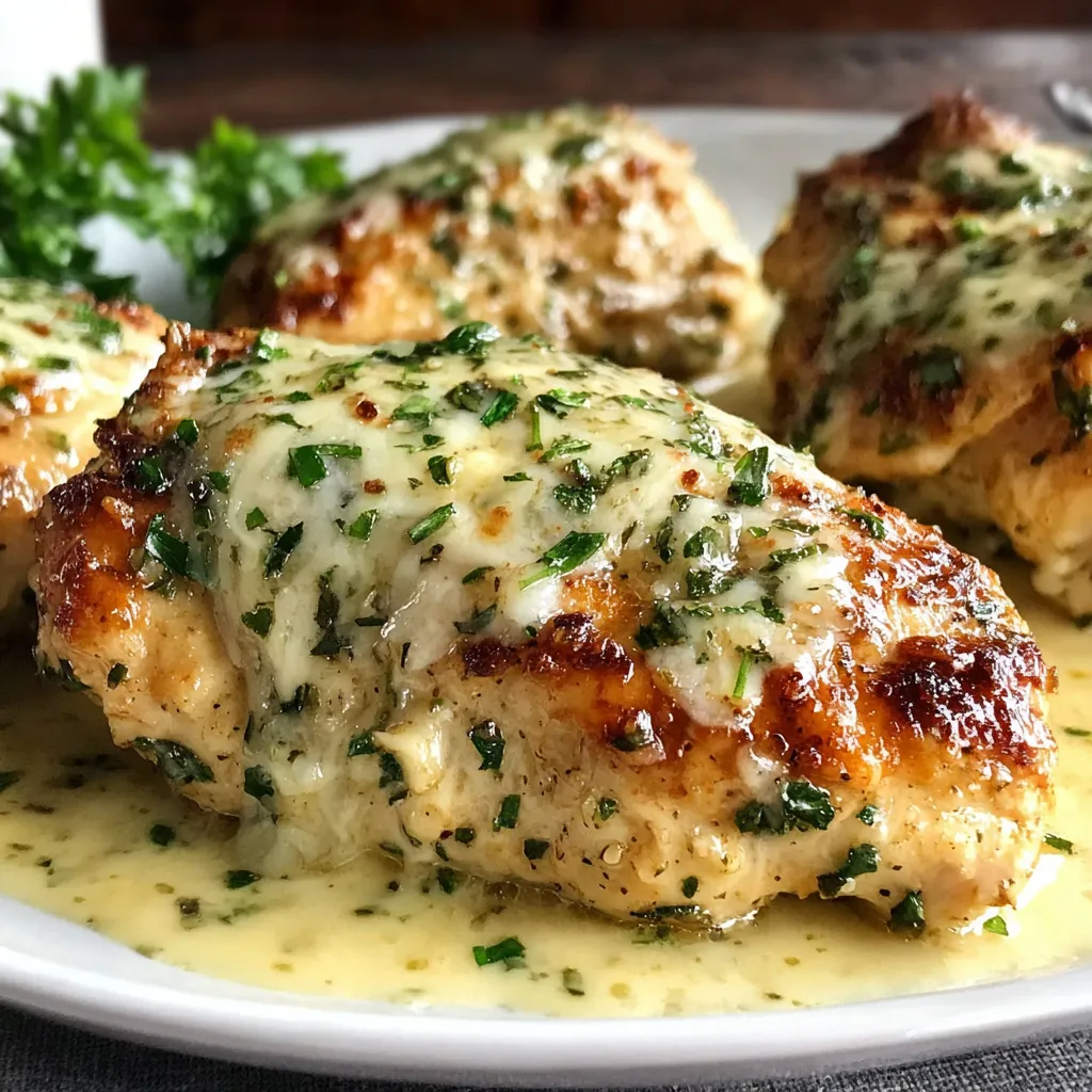 Creamy Instant Pot Garlic Parmesan Chicken is a delicious and easy one-pot meal, perfect for a quick weeknight dinner and showcased in this recipe's featured image.