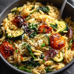 Creamy lemon orzo pasta dish, showcasing the best orzo dinner recipe for a quick and delicious meal.