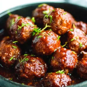 Irresistible high protein slow cooker garlic butter beef bites are showcased in this mouthwatering featured image, perfect for a delicious and easy meal.