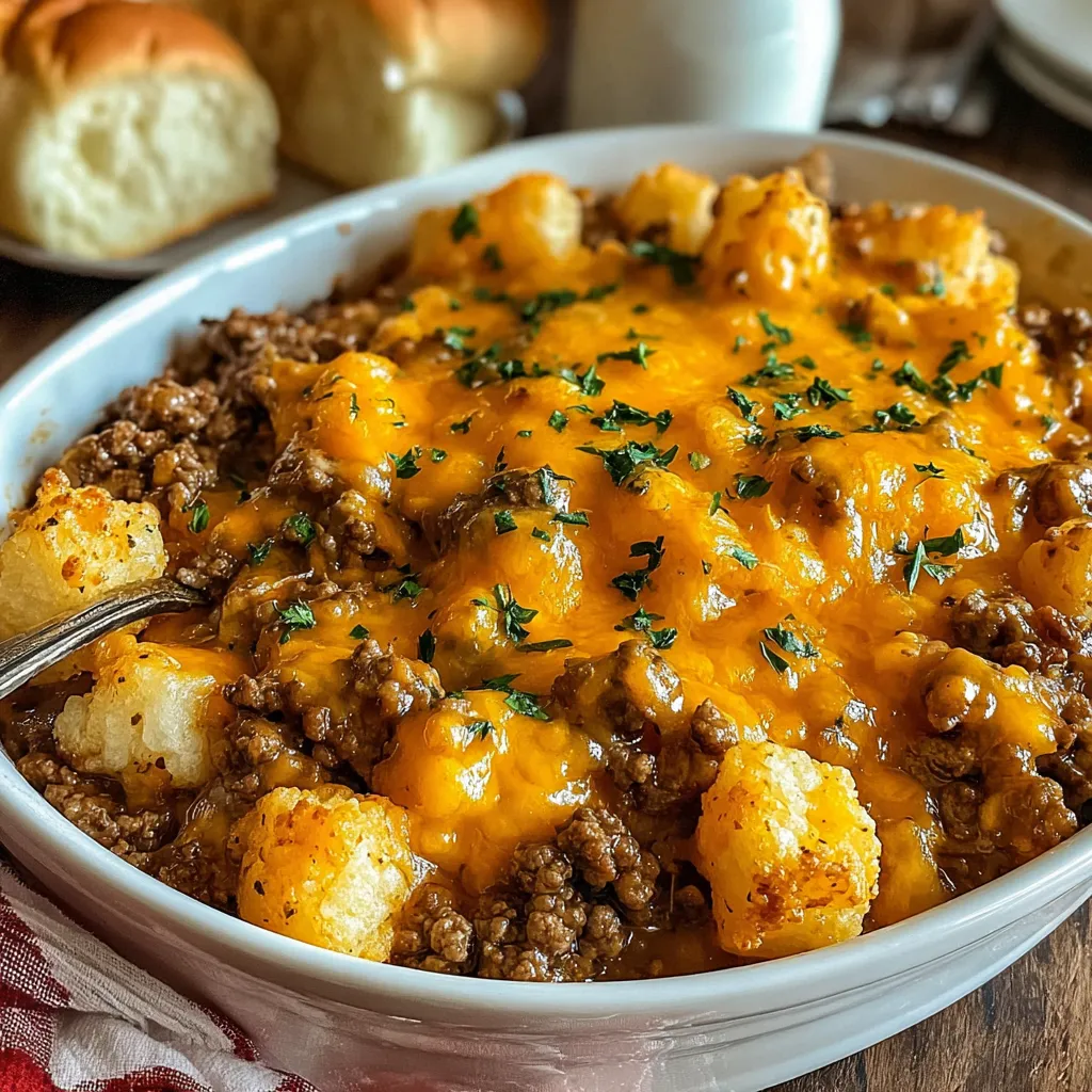 Easy Hobo Casserole featured image showcases a delicious and comforting baked casserole dish with golden-brown topping, perfect for a simple weeknight meal.