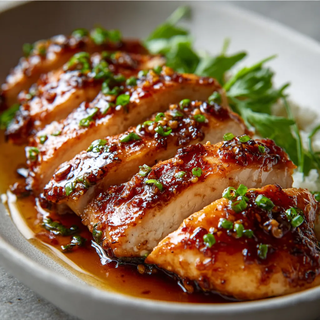 HONEY GARLIC CHICKEN BREASTS PERFECT