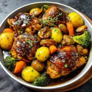 Quickly prepare a comforting and delicious Instant Pot homestyle chicken and veggies meal with this easy recipe.