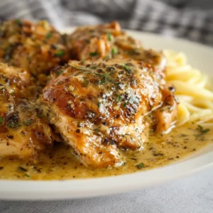Featured image of creamy and delicious Angel Chicken, a comforting pasta dish.
